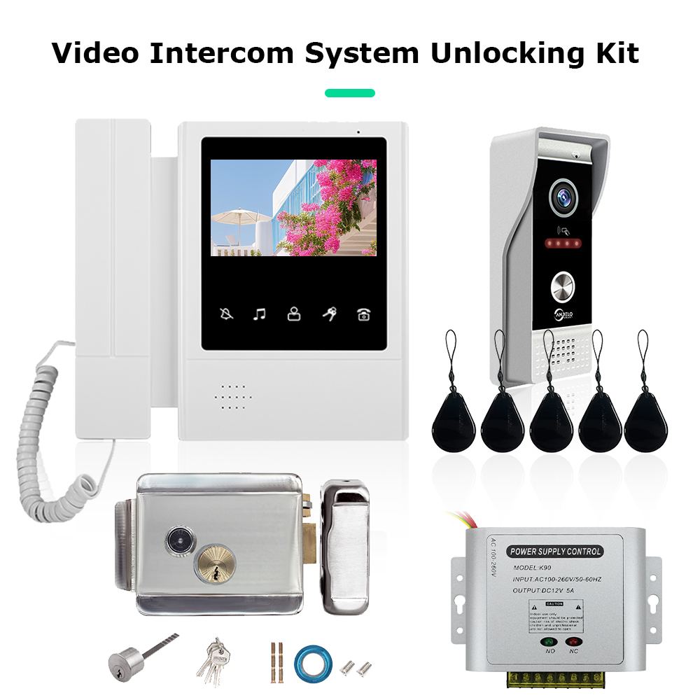 Smart Doorbell Wired - 4.3 Inch LCD Video Intercom System