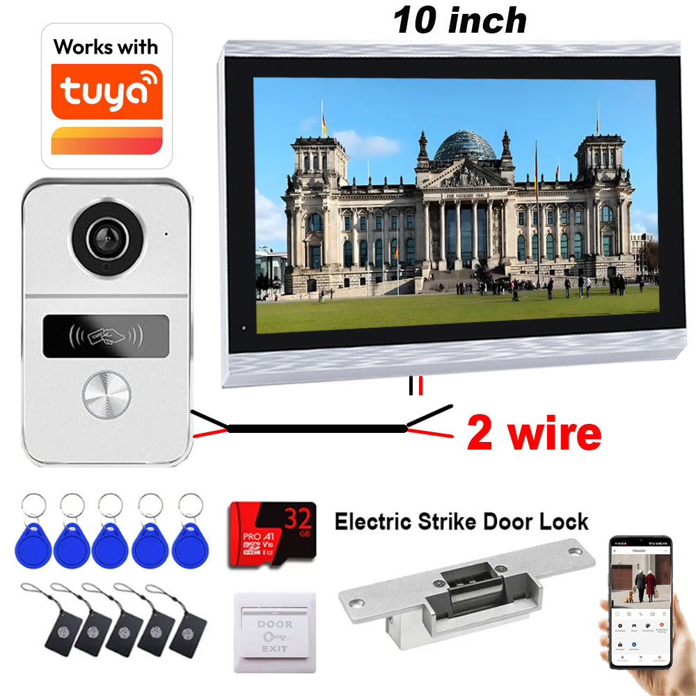 Smart Doorbell Wired - New 2 Wires Tuya Wifi Video