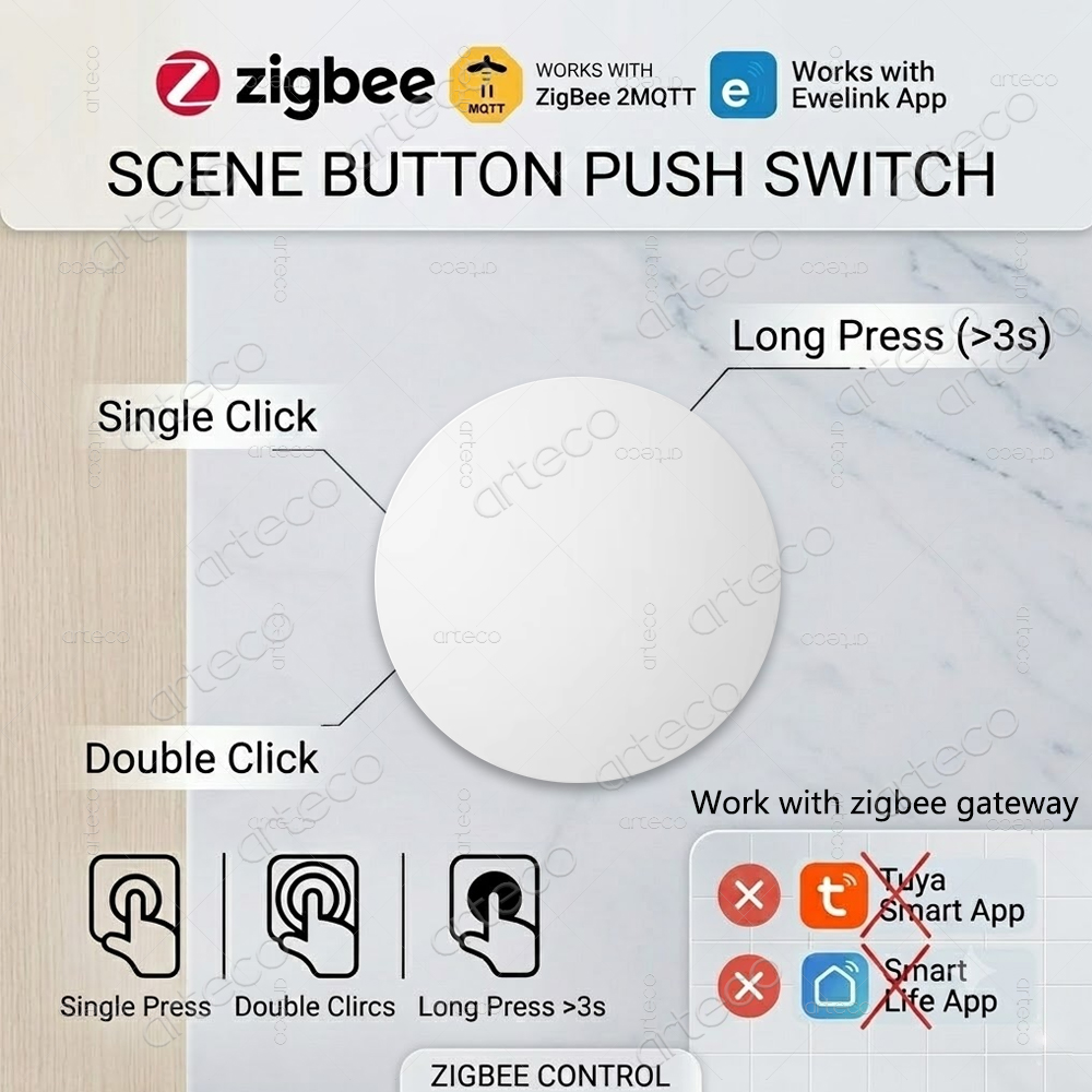Home Automation Ideas - Zigbee Button Scene Switch Wireless Remote