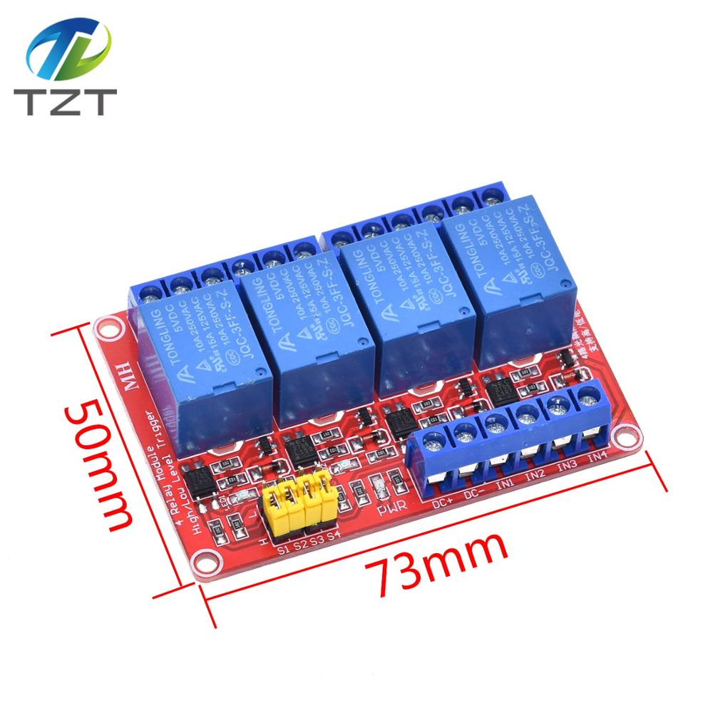 DIYTZT 1pcs 1 2 4 8 Channel 5V - Relay 8 Channel Board 评论和价格
