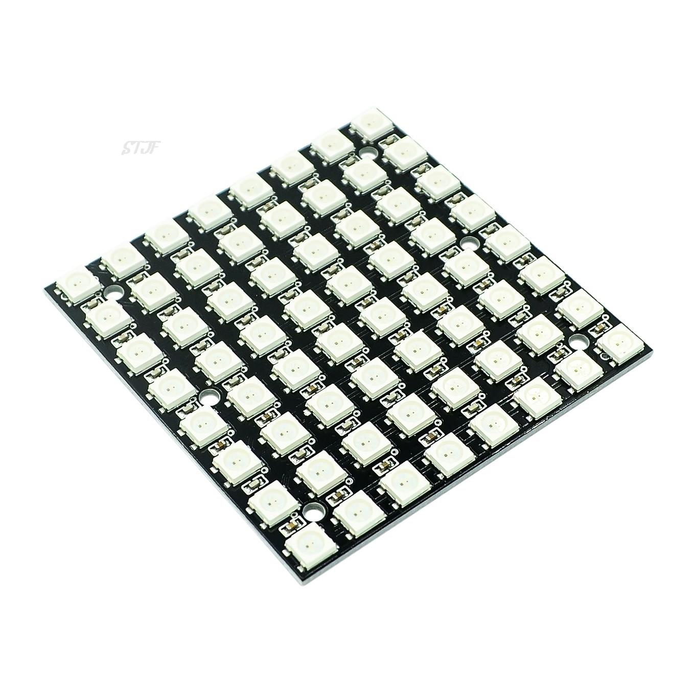 WS2812 smd LED 5050 RGB 8x8 64 - Rgb Led Matrix 8X8 评论和价格