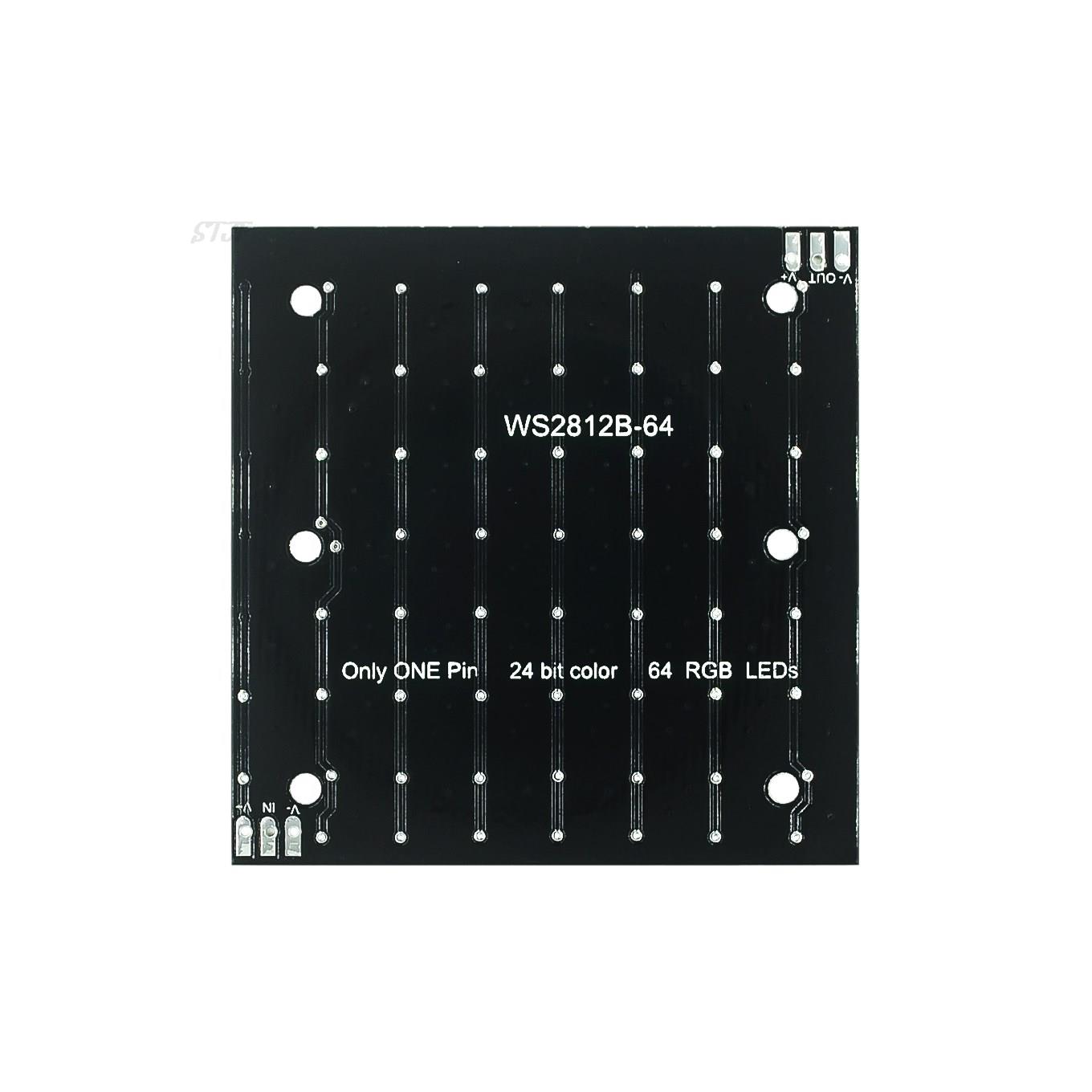 WS2812 smd LED 5050 RGB 8x8 64 - Rgb Led Matrix 8X8 评论和价格