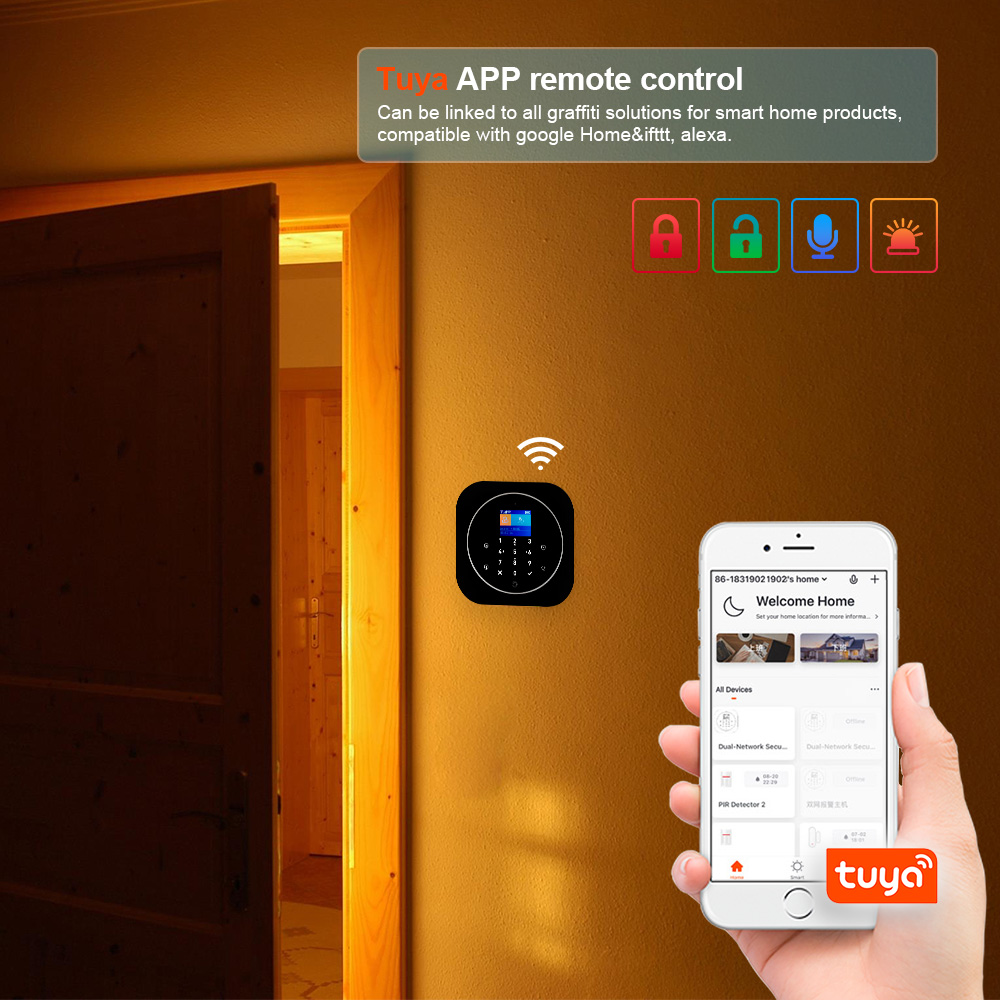 KERUI G12 2G Wifi Wireless Hom - Home Automation Diy 评论和价格
