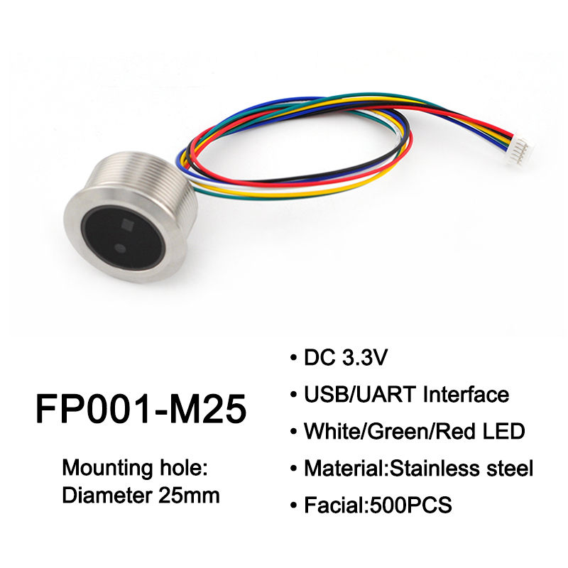 FP001-M25 DC3.3V 500 Face Capa - Home Automation Arduino 评论和价格