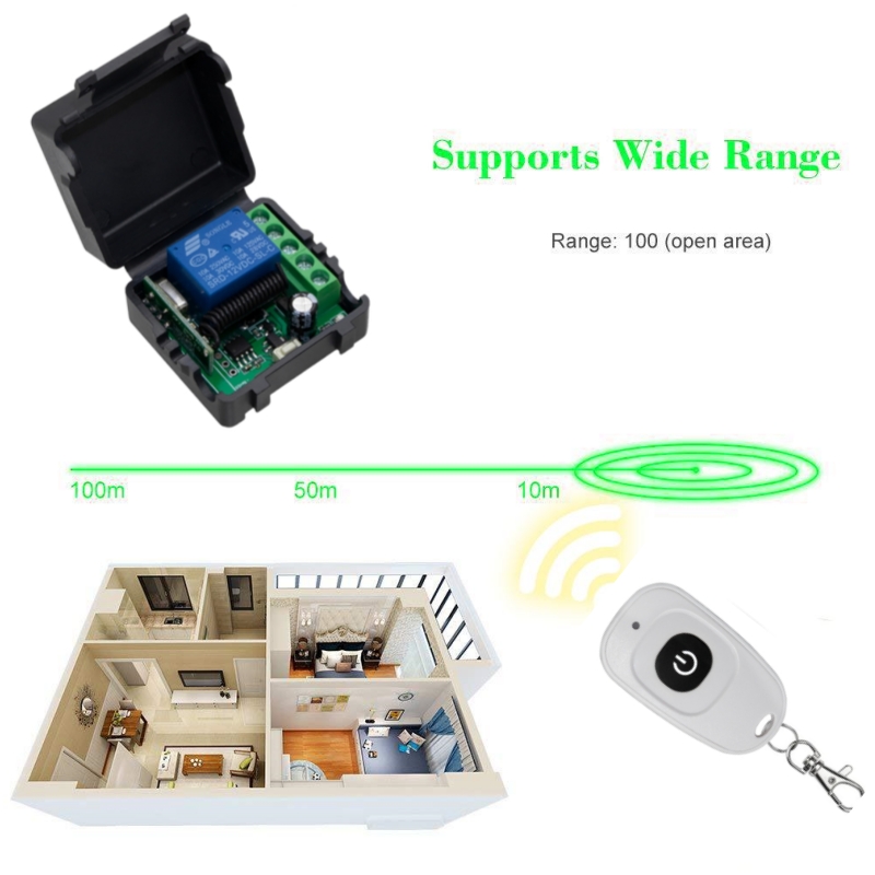 433MHz DIY Wireless Switch DC  - Diy Home Automation Controller 评论和价格