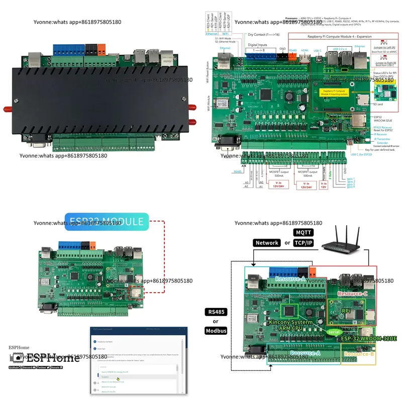 KC868-Server Ethernet Wifi RS2 - Diy Home Automation Server 评论和价格