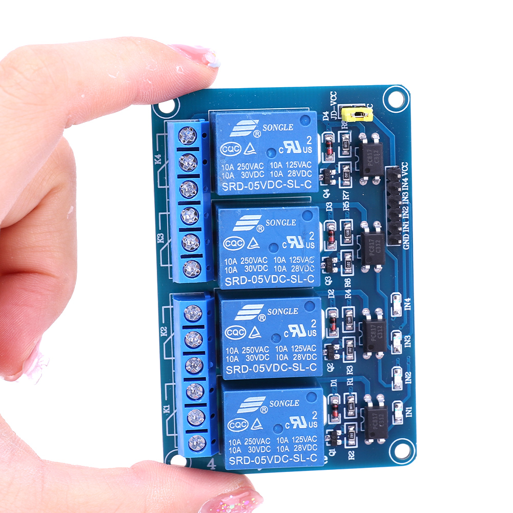 5V 12V 4 Channel Relay Board w - Home Automation Arduino 评论和价格