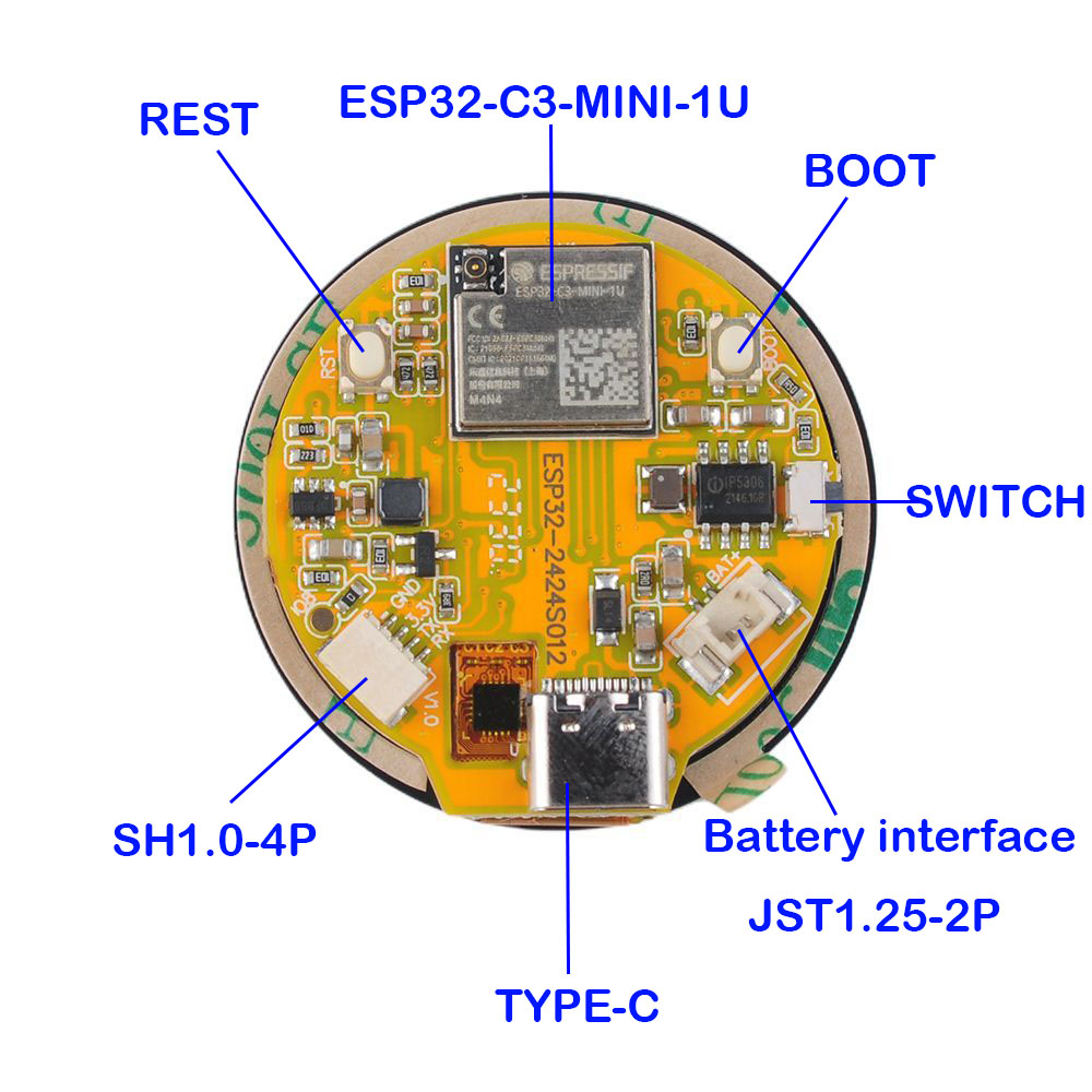 ESP32 Display 1.28 inch ESP32- - Home Automation Arduino 评论和价格