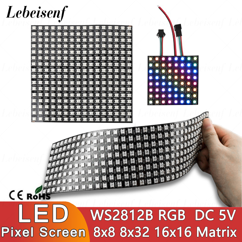 LED Digital Pixels Screen WS28 - Rgb Led Matrix 8X8 评论和价格