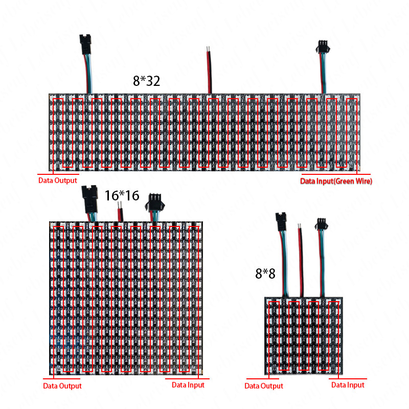 LED Digital Pixels Screen WS28 - Rgb Led Matrix 8X8 评论和价格
