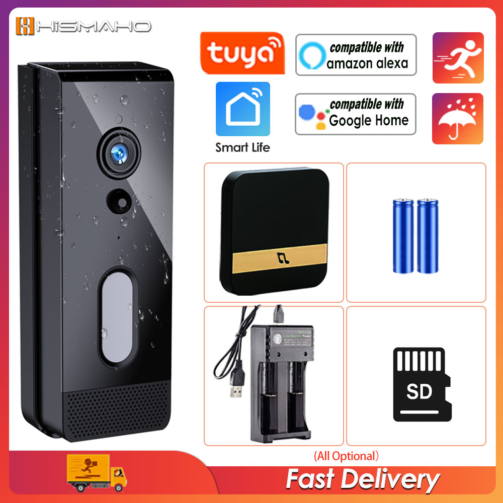 Tuya WiFi Doorbell Camera Outd - Smart Doorbell Wired 评论和价格