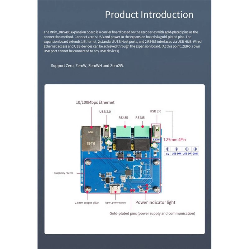 For Raspberry Pi Rpi0-DRS485 E - Pi Zero W Board 评论和价格