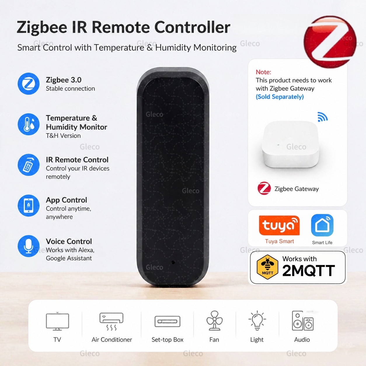 Zigbee Smart IR Remote Control - Ir Blaster Universal 评论和价格