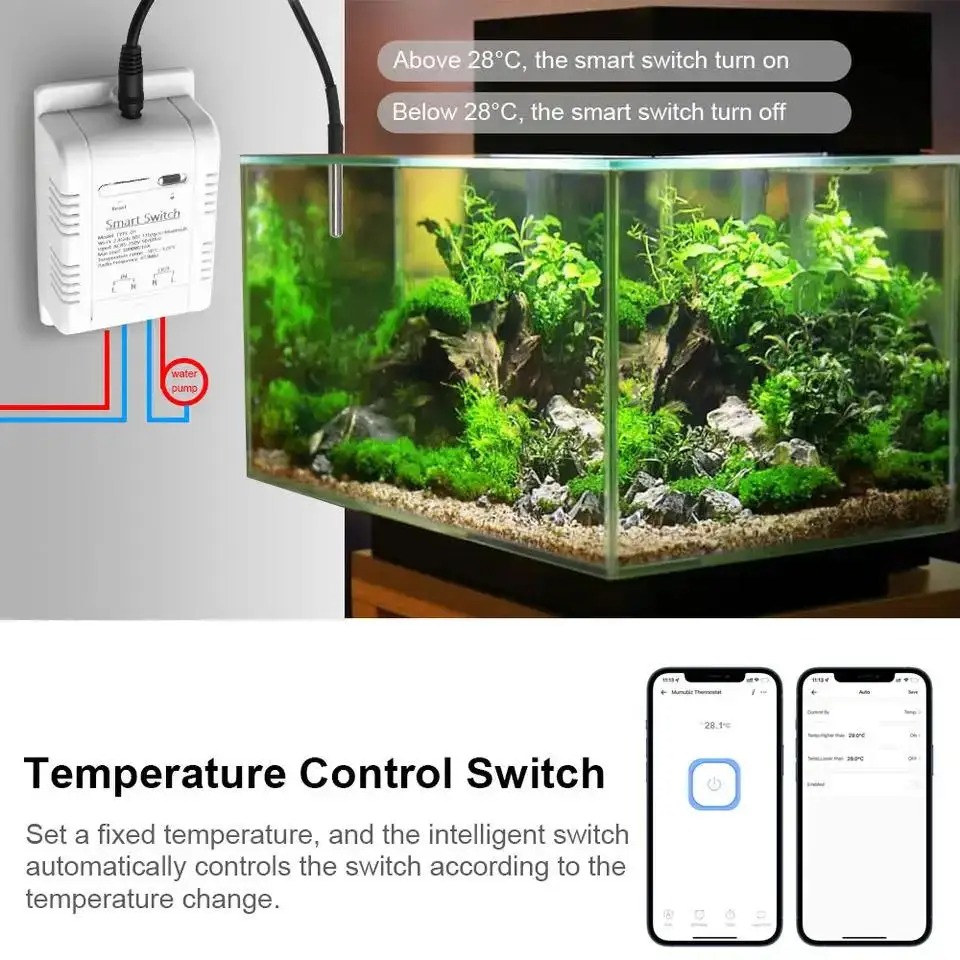 Tuya Wifi 16A/20A Smart Temper - Sonoff Basic Switch 评论和价格