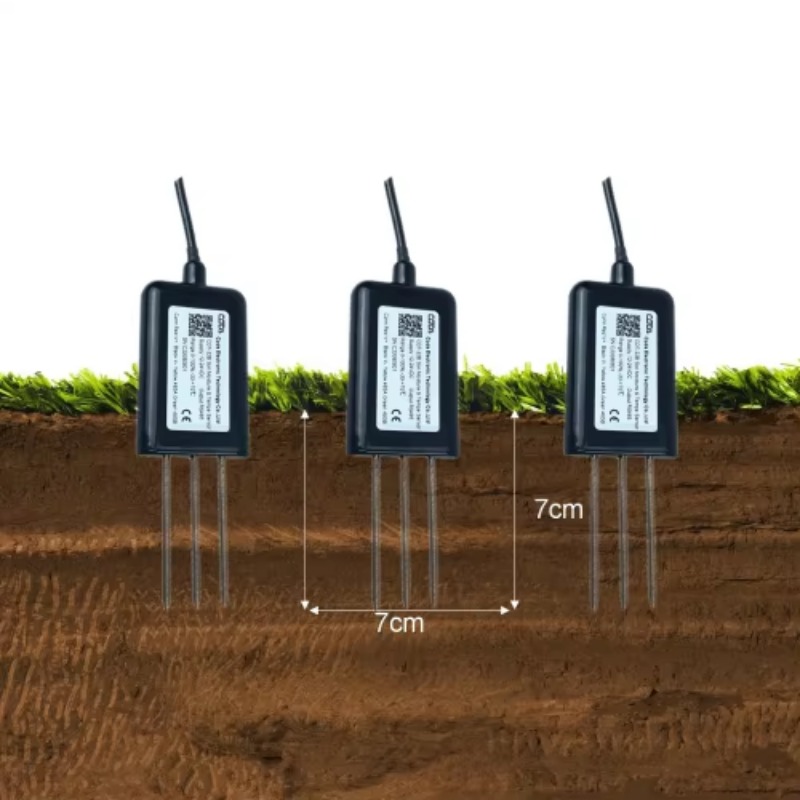 RS485 4-20mA Portable Soil Moi - Temperature Humidity Sensor 评论和价格