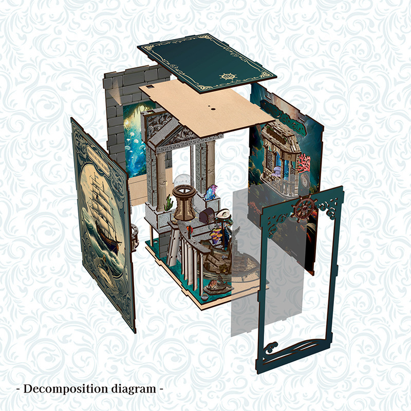 3D Wooden DIY Bookend Puzzle H - Home Automation Diy Kit 评论和价格