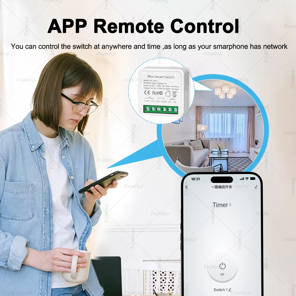16A Zigbee 3.0 Mini Smart DIY  - Diy Home Automation Controller 评论和价格