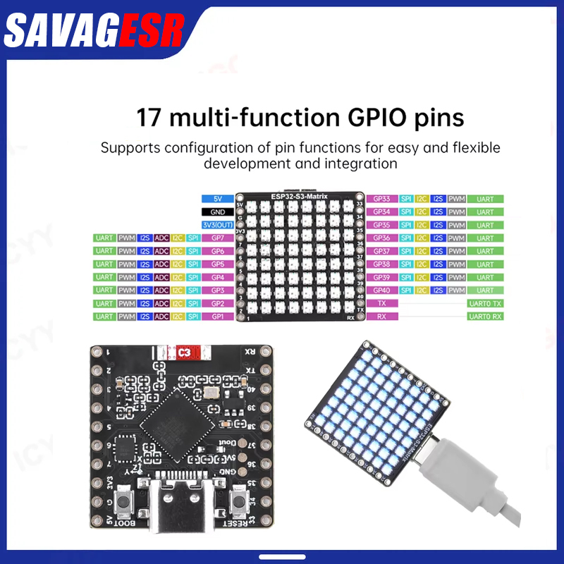 ESP32-S3 Matrix WIFI Bluetooth - Rgb Led Matrix 8X8 评论和价格