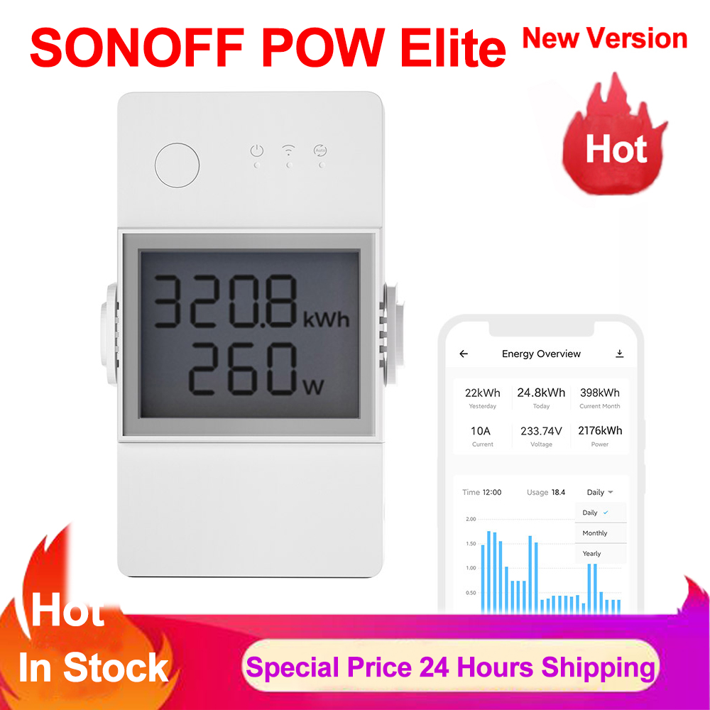 SONOFF POW Elite Smart Power M - Sonoff Basic Switch 评论和价格