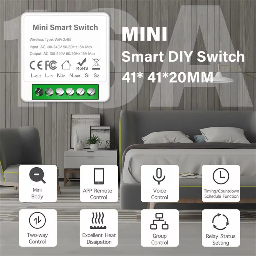 WiFi Zigbee3.0 Mini Smart Swit - Diy Home Automation Controller 评论和价格