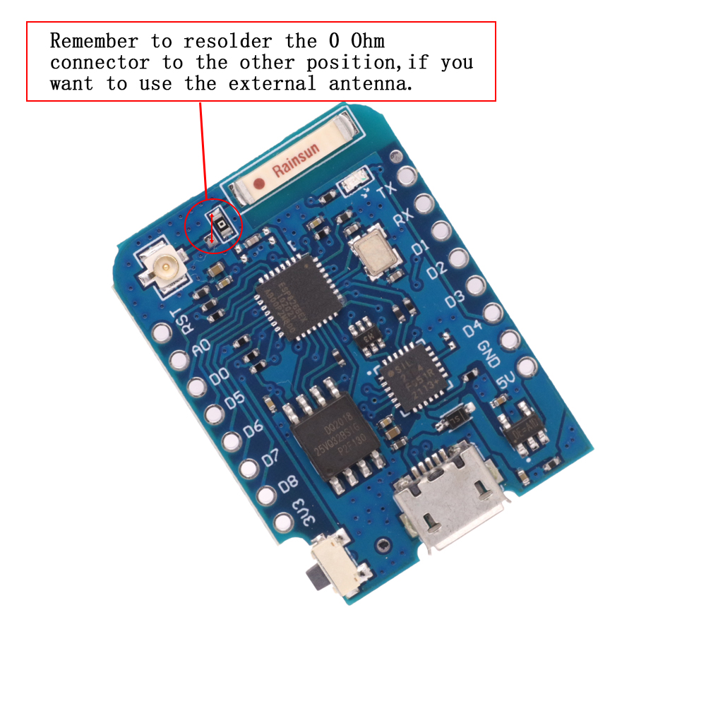 WeMos D1 Mini Pro V3.0 NodeMcu - Esp8266 Nodemcu Board 评论和价格