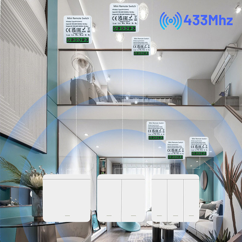 RF 433MHz Smart DIY Wireless S - Diy Home Automation System 评论和价格