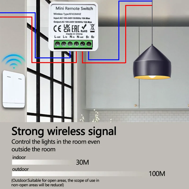 RF 433MHz Smart DIY Wireless S - Diy Home Automation System 评论和价格