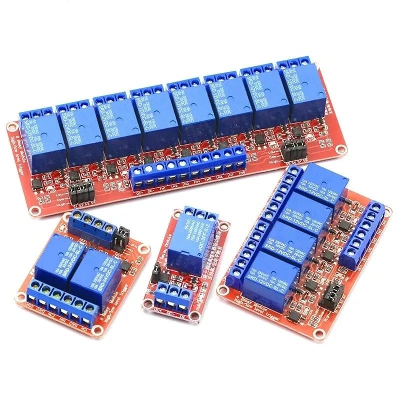 DC 5V 12V 24V 1 2 4 6 8 Channe - Relay 8 Channel Board 评论和价格