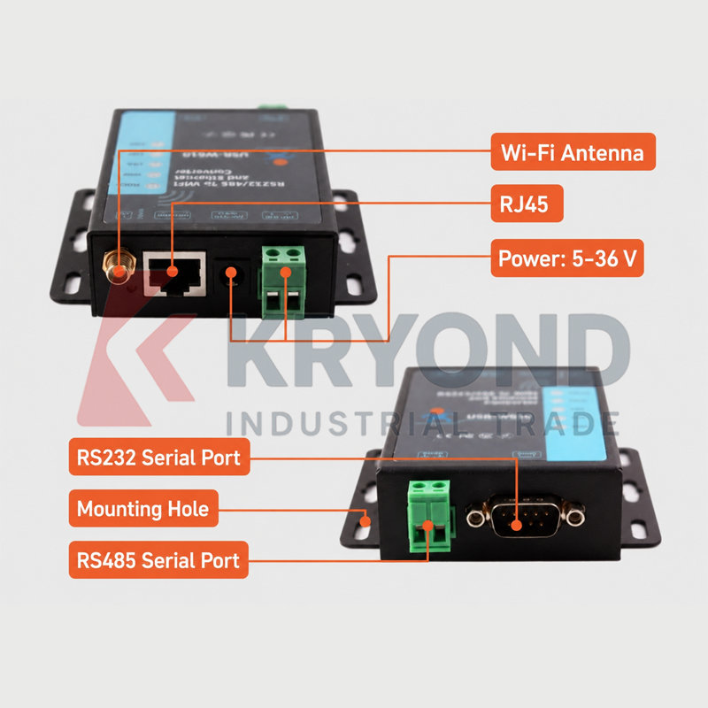 USR-W610 RS232 RS485 Serial De - Diy Home Automation Server 评论和价格