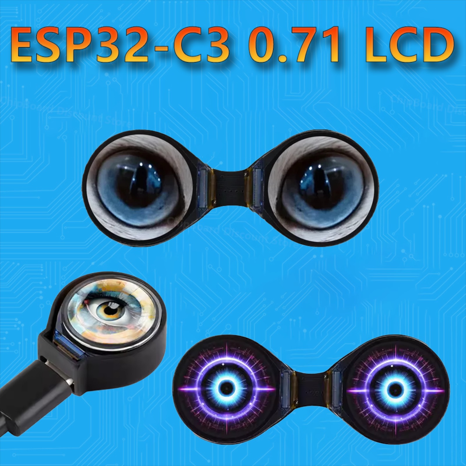 Waveshare 0.71inch Eye Round L - Home Automation Arduino 评论和价格