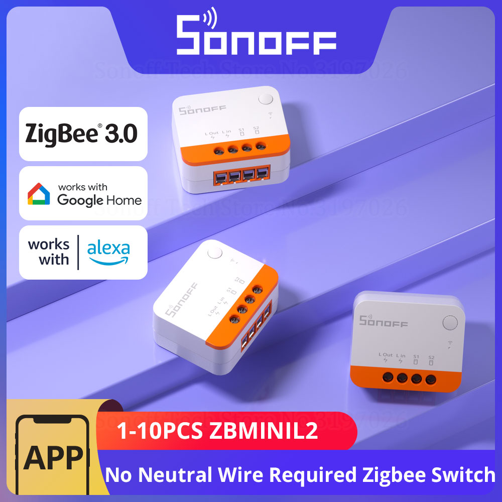 1-10PCS SONOFF ZBMINIL2 Zigbee - Sonoff Basic Switch 评论和价格