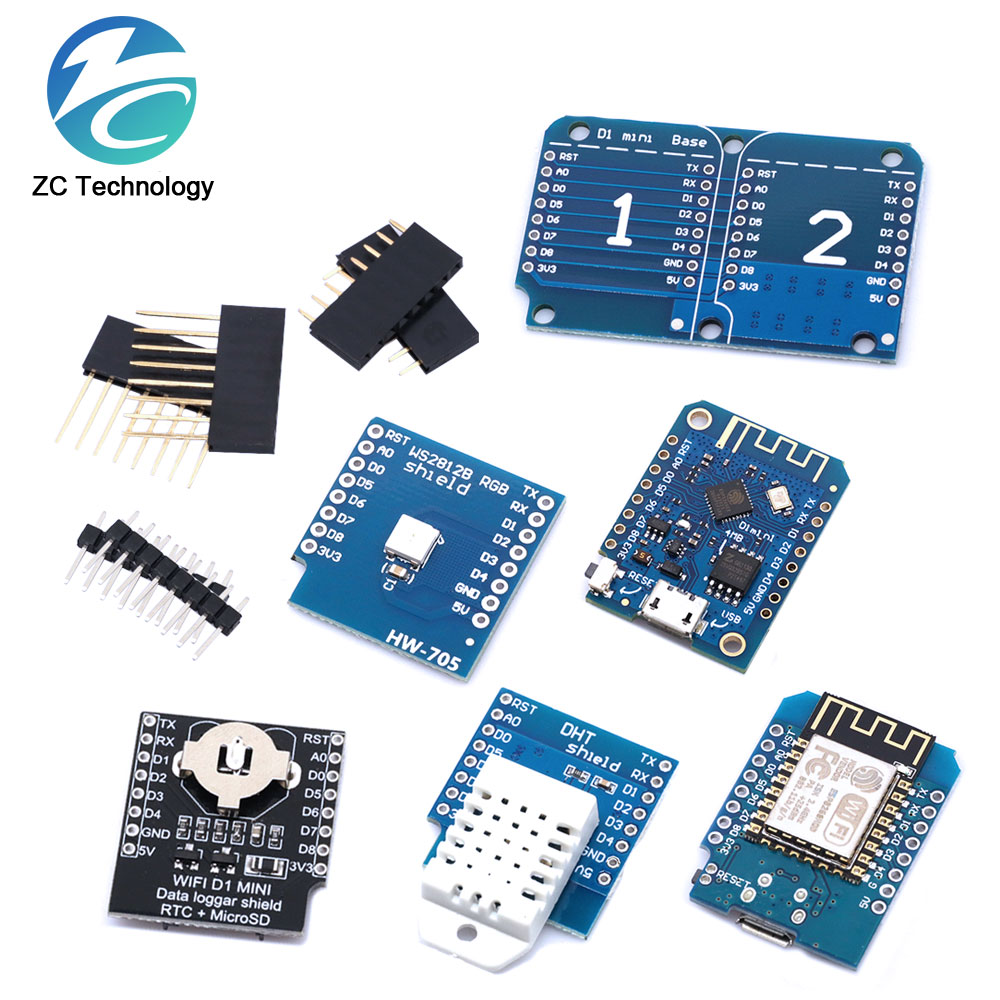 D1 Mini ESP8266 ESP-12F CH340G - Esp8266 Nodemcu Board 评论和价格