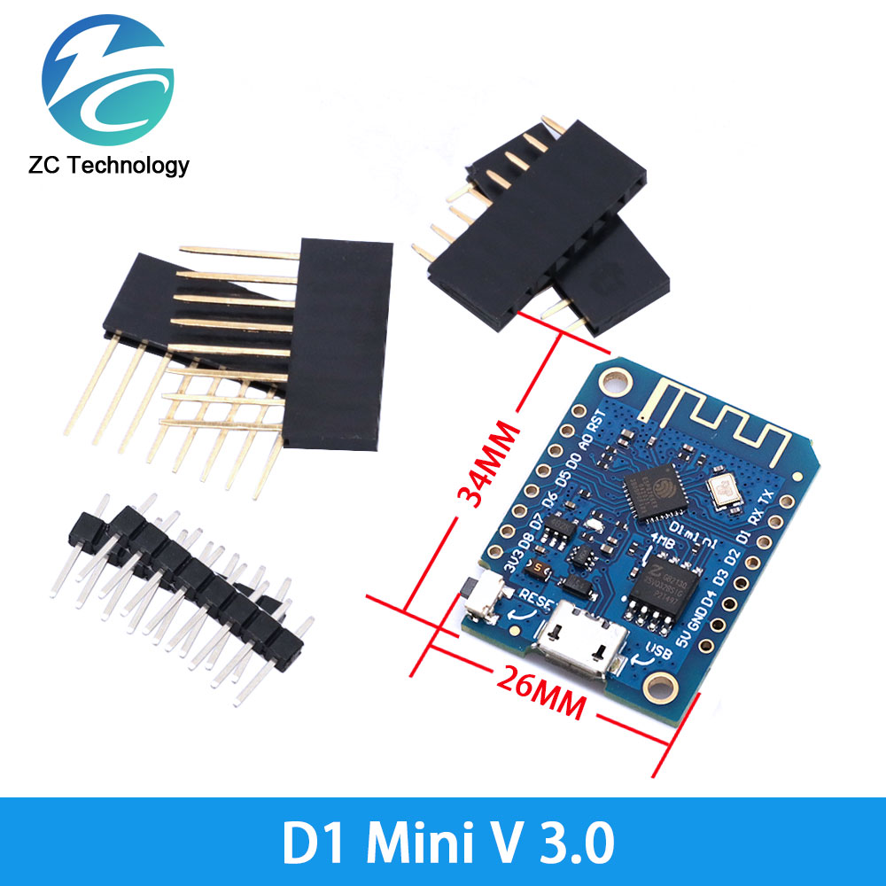 D1 Mini ESP8266 ESP-12F CH340G - Esp8266 Nodemcu Board 评论和价格