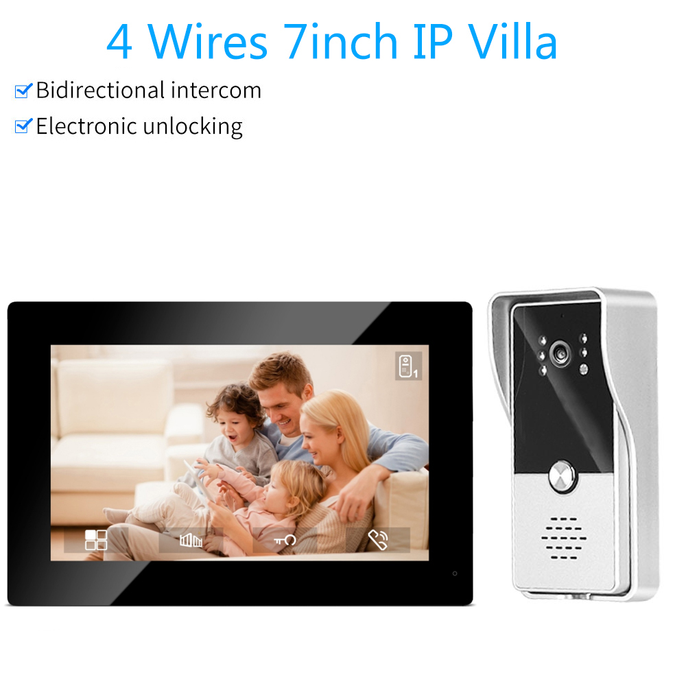 7inch Color Wired Video Interc - Smart Doorbell Wired 评论和价格