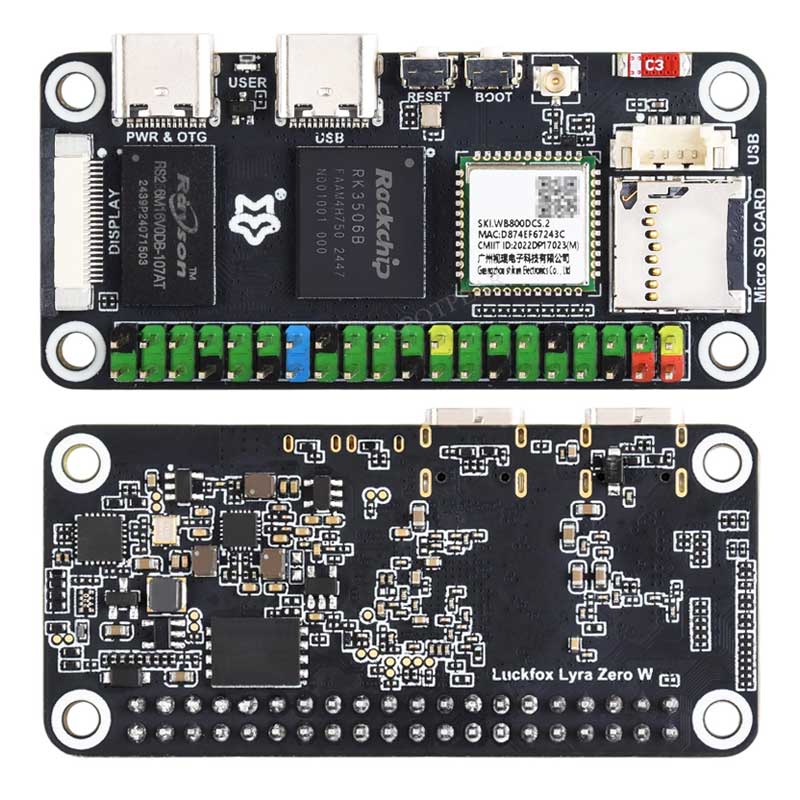 Luckfox Lyra Zero W RK3506B Ro - Pi Zero W Board 评论和价格