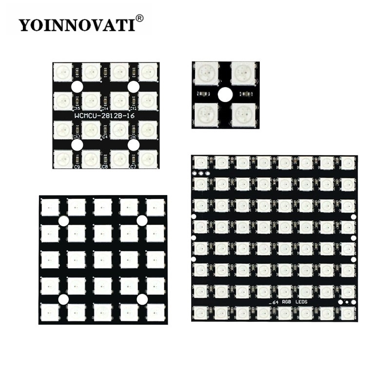 WS2812 LED 5050 RGB 8x8 LED Ma - Rgb Led Matrix 8X8 评论和价格
