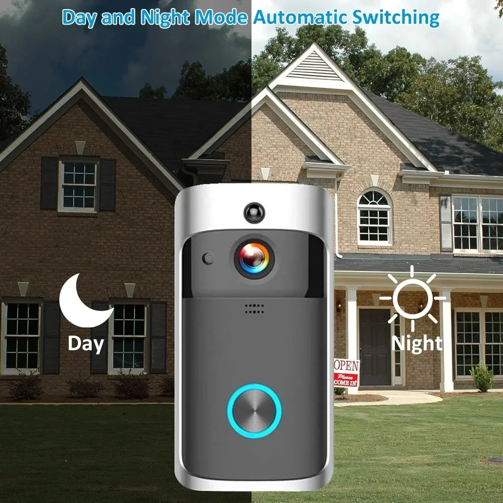 720P HD Smart Home Wireless WI - Smart Doorbell Wired 评论和价格