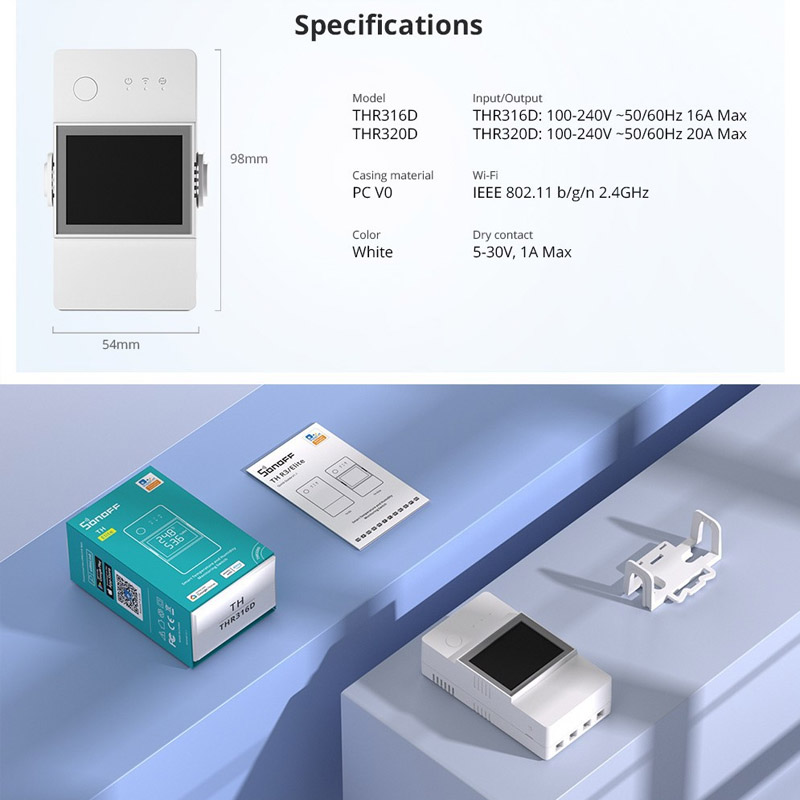 SONOFF POW Elite WiFi Smart Po - Sonoff Basic Switch 评论和价格