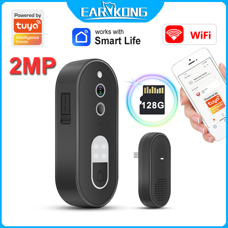 WiFi Video Doorbell Work With  - Smart Doorbell Wired 评论和价格