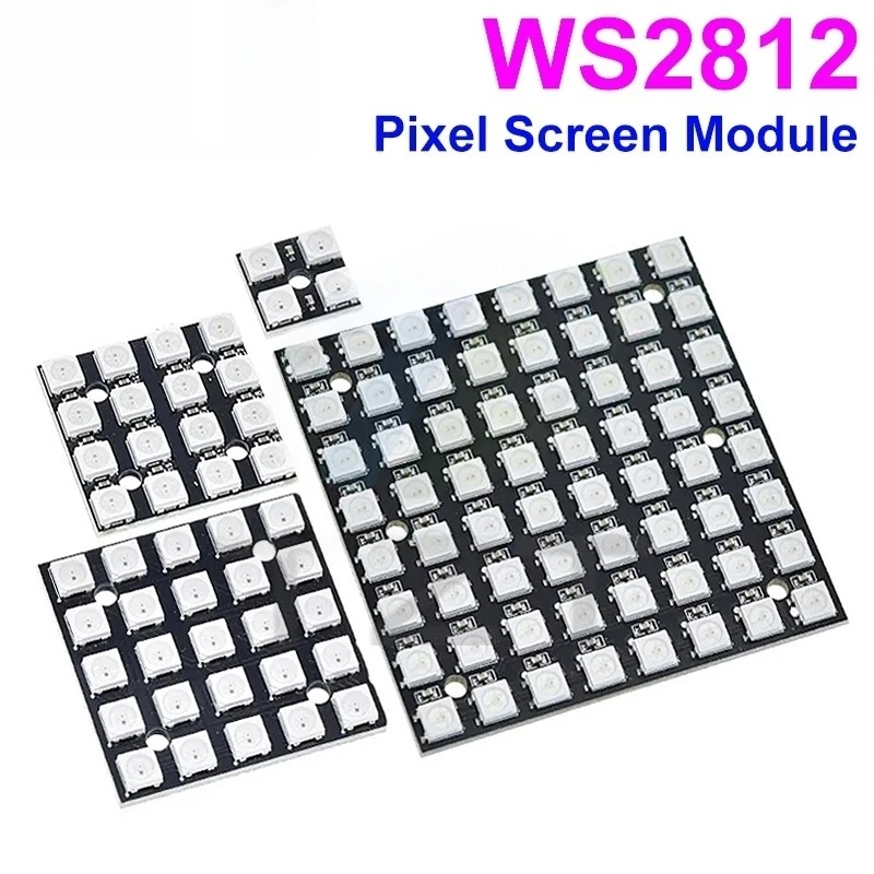 NEW WS2812 LED 5050 RGB 8x8 LE - Rgb Led Matrix 8X8 评论和价格