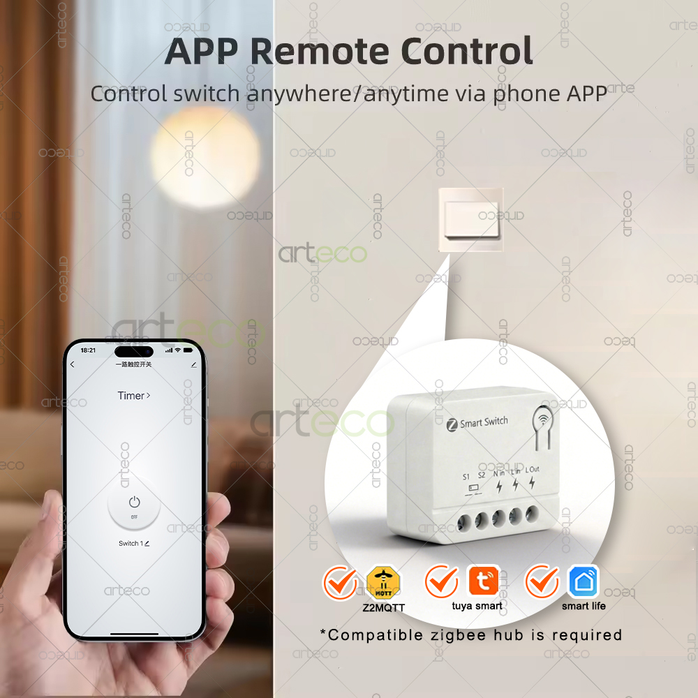 10A Zigbee Mini Smart Switch M - Diy Home Automation Controller 评论和价格