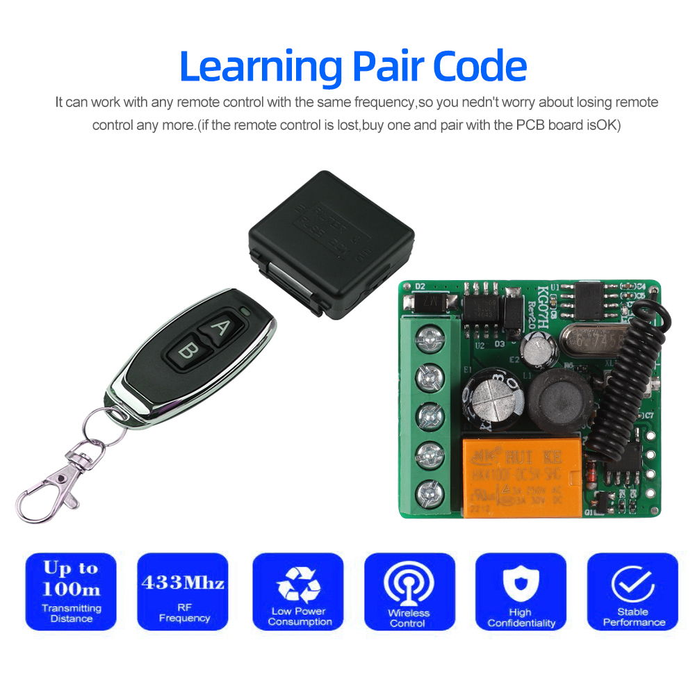 433Mhz RF Remote Control Wirel - Home Automation Diy Kit 评论和价格