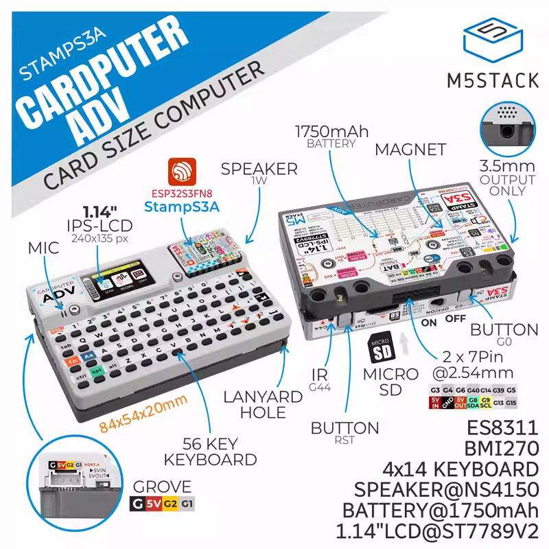 M5Stack Cardputer Adv Programm - Iot Diy Home Automation 评论和价格