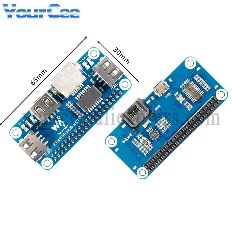 USB HUB HAT to Ethernet RJ45 N - Pi Zero W Board 评论和价格